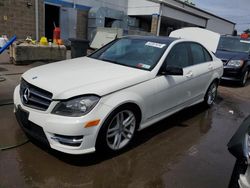 Salvage cars for sale at New Britain, CT auction: 2012 Mercedes-Benz C 300 4matic