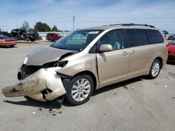 Toyota Sienna le salvage cars for sale: 2013 Toyota Sienna LE