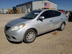 Salvage cars for sale at Amarillo, TX auction: 2014 Nissan Versa S
