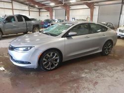 Salvage cars for sale from Copart Lansing, MI: 2015 Chrysler 200 S