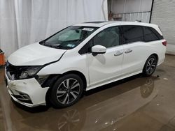 Salvage cars for sale at Central Square, NY auction: 2018 Honda Odyssey Elite