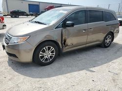 Salvage cars for sale from Copart Haslet, TX: 2011 Honda Odyssey EXL