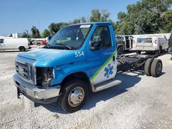 Salvage cars for sale from Copart Apopka, FL: 2015 Ford Econoline E450 Super Duty Cutaway Van