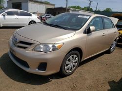 Salvage cars for sale from Copart New Britain, CT: 2011 Toyota Corolla Base