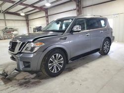 Salvage cars for sale at Haslet, TX auction: 2018 Nissan Armada SV