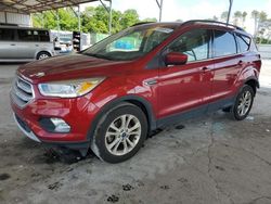 Salvage cars for sale at Cartersville, GA auction: 2018 Ford Escape SEL