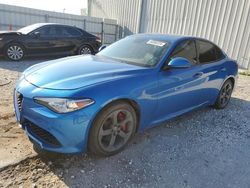 Salvage cars for sale at Jacksonville, FL auction: 2017 Alfa Romeo Giulia Q4