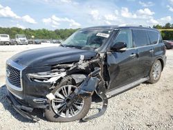 Salvage cars for sale at Ellenwood, GA auction: 2021 Infiniti QX80 Luxe