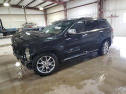 Jeep Grand Cherokee Summit salvage cars for sale: 2016 Jeep Grand Cherokee Summit