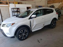 Salvage cars for sale at Ham Lake, MN auction: 2015 Toyota Rav4 Limited