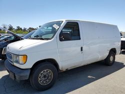 Salvage trucks for sale at Martinez, CA auction: 2002 Ford Econoline E150 Van