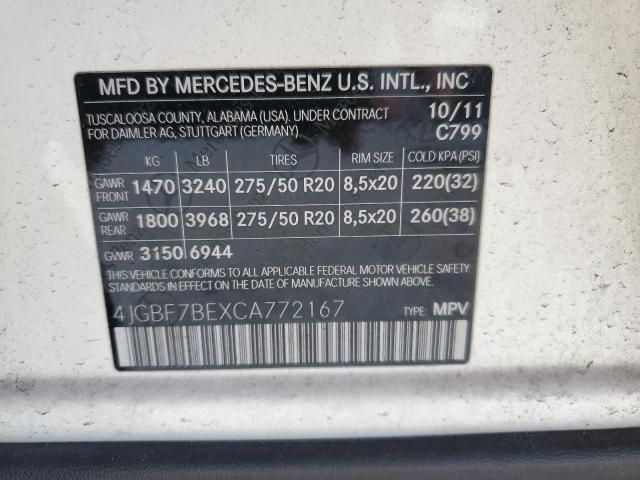 2012 Mercedes-Benz GL 450 4matic