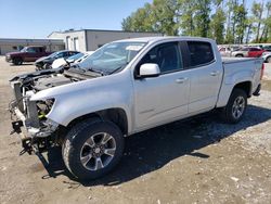 Salvage cars for sale from Copart Arlington, WA: 2017 Chevrolet Colorado Z71