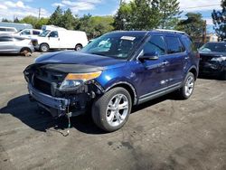 Salvage cars for sale at Denver, CO auction: 2011 Ford Explorer Limited
