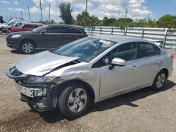 Honda Civic lx Vehiculos salvage en venta: 2015 Honda Civic LX