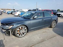 Salvage cars for sale from Copart Grand Prairie, TX: 2014 Audi A6 Prestige