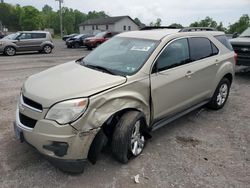 Salvage cars for sale at York Haven, PA auction: 2012 Chevrolet Equinox LT