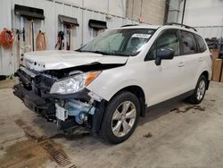 Salvage cars for sale from Copart Mcfarland, WI: 2015 Subaru Forester 2.5I