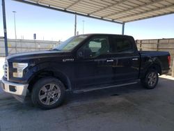 Salvage cars for sale from Copart Anthony, TX: 2017 Ford F150 Supercrew
