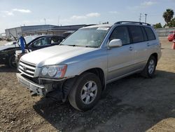 Salvage cars for sale from Copart San Diego, CA: 2002 Toyota Highlander Limited
