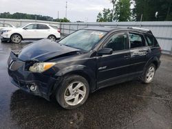 Salvage cars for sale at Dunn, NC auction: 2005 Pontiac Vibe GT