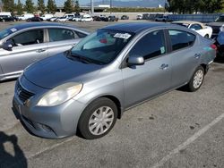 Salvage cars for sale from Copart Rancho Cucamonga, CA: 2012 Nissan Versa S