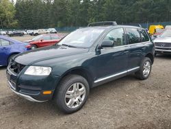 Salvage cars for sale at Graham, WA auction: 2004 Volkswagen Touareg 4.2