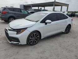 Salvage cars for sale at West Palm Beach, FL auction: 2022 Toyota Corolla SE
