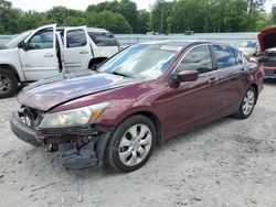 Salvage cars for sale at Augusta, GA auction: 2009 Honda Accord EX