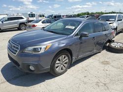 Salvage cars for sale at Indianapolis, IN auction: 2017 Subaru Outback 2.5I Premium