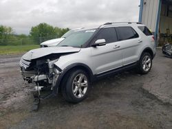 Salvage cars for sale at Chambersburg, PA auction: 2015 Ford Explorer Limited