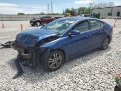 Salvage cars for sale at Barberton, OH auction: 2017 Hyundai Elantra SE