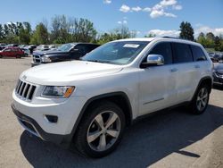 Jeep Grand Cherokee salvage cars for sale: 2016 Jeep Grand Cherokee Limited