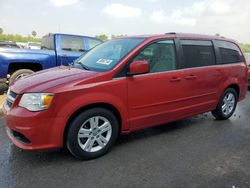 Salvage cars for sale from Copart Mercedes, TX: 2012 Dodge Grand Caravan Crew