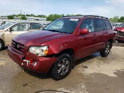 Salvage cars for sale at Louisville, KY auction: 2007 Toyota Highlander Sport