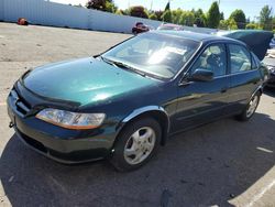 Salvage cars for sale at auction: 2000 Honda Accord EX