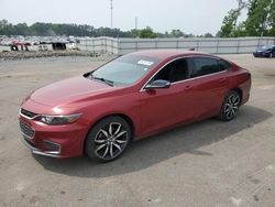 Salvage cars for sale at Dunn, NC auction: 2018 Chevrolet Malibu LT