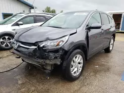 Salvage cars for sale at Pekin, IL auction: 2015 Honda CR-V EX