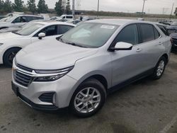 Salvage cars for sale from Copart Rancho Cucamonga, CA: 2022 Chevrolet Equinox LT