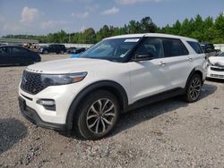 Salvage cars for sale at Memphis, TN auction: 2021 Ford Explorer ST