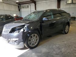 Salvage cars for sale at Franklin, WI auction: 2014 Chevrolet Traverse LT
