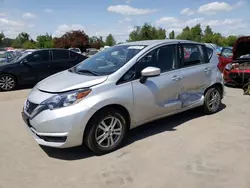 Salvage cars for sale from Copart Woodburn, OR: 2017 Nissan Versa Note S