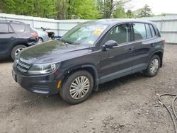 Salvage cars for sale from Copart Center Rutland, VT: 2014 Volkswagen Tiguan S