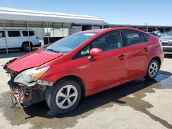 Salvage cars for sale at Fresno, CA auction: 2015 Toyota Prius