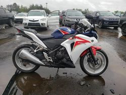 Salvage motorcycles for sale at New Britain, CT auction: 2012 Honda CBR250 R