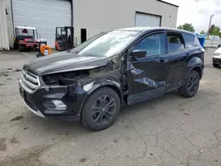 Salvage cars for sale at Woodburn, OR auction: 2017 Ford Escape SE