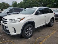 Salvage cars for sale at Eight Mile, AL auction: 2019 Toyota Highlander SE