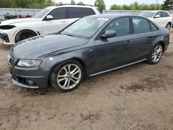 Salvage cars for sale at Bowmanville, ON auction: 2011 Audi A4 Premium Plus