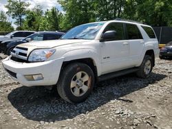 Salvage cars for sale at Waldorf, MD auction: 2005 Toyota 4runner SR5