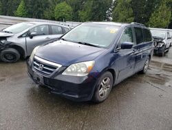 Salvage cars for sale from Copart Arlington, WA: 2005 Honda Odyssey EXL